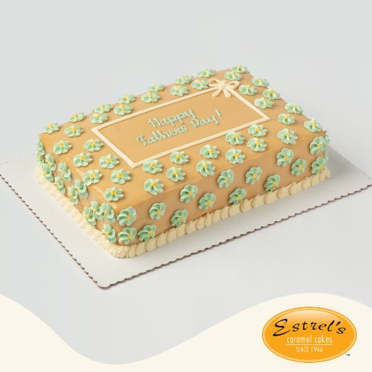 caramel cake, best caramel cake in manila, caramel cakes, estrel's caramel cakes, estrellas, estrells, rectangular caramel cake, caramel cake design