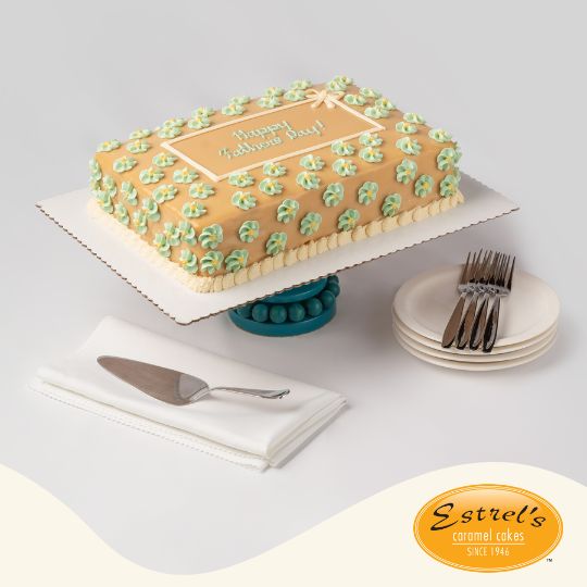 caramel cake, best caramel cake in manila, caramel cakes, estrel's caramel cakes, estrellas, estrells, rectangular caramel cake, caramel cake design