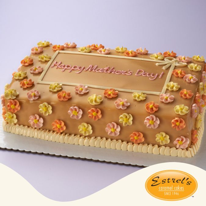 10X14 Caramel Cake with Filling
